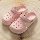 EVA Unisex Hole Shoes Beach Thick Bottom Outdoor Slippers Comfortable Breathable Indoor Slippers
