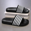 Plus Size Summer Men Indoor Home Slippers Male Soft Comfortable Bath Slipper Men's EVA Flat Thick Platform Outdoor Beach Sandals