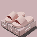 Women Summer Concise EVA Slippers Men Soft Home Slides Couples Bathroom Non-slip Sandals Adults Comfortable Outdoor Beach Shoes