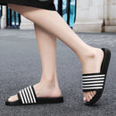 Plus Size Summer Men Indoor Home Slippers Male Soft Comfortable Bath Slipper Men's EVA Flat Thick Platform Outdoor Beach Sandals