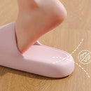 Unisex Non Slip Bathroom Home Slippers Soft Sole EVA Pillow Slides Summer Flat Beach Sandals Woman Thick Platform Cloud Slippers