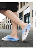 Shevalues Unisex Sports Sandals Non-slip Beach Slides Fashion Thick Bottom EVA Slides Soft Sole MenSlippers Summer Male Sandals