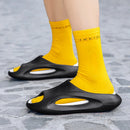 Shevalues Unisex Sports Sandals Non-slip Beach Slides Fashion Thick Bottom EVA Slides Soft Sole MenSlippers Summer Male Sandals