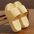 Unisex Non Slip Bathroom Home Slippers Soft Sole EVA Pillow Slides Summer Flat Beach Sandals Woman Thick Platform Cloud Slippers