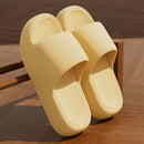 Unisex Non Slip Bathroom Home Slippers Soft Sole EVA Pillow Slides Summer Flat Beach Sandals Woman Thick Platform Cloud Slippers