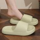 Unisex Non Slip Bathroom Home Slippers Soft Sole EVA Pillow Slides Summer Flat Beach Sandals Woman Thick Platform Cloud Slippers
