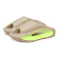 Shevalues Unisex Sports Sandals Non-slip Beach Slides Fashion Thick Bottom EVA Slides Soft Sole MenSlippers Summer Male Sandals