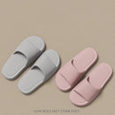Women Summer Concise EVA Slippers Men Soft Home Slides Couples Bathroom Non-slip Sandals Adults Comfortable Outdoor Beach Shoes