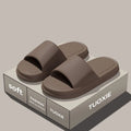 Women Summer Concise EVA Slippers Men Soft Home Slides Couples Bathroom Non-slip Sandals Adults Comfortable Outdoor Beach Shoes