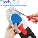 6Pcs Orthopedic Insoles for Feet Arch Support Plantar Fasciitis Orthopedic Insole Silicone Shock Absorbing Soft Running Cushion