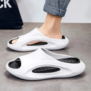 Shevalues Unisex Sports Sandals Non-slip Beach Slides Fashion Thick Bottom EVA Slides Soft Sole MenSlippers Summer Male Sandals