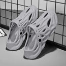 Litfun Summer Clogs Sandals For Men New Outdoor Soft Botton Beach Slippers Anti-slip EVA Garden Shoes Fashion Hollow Hole Shoes