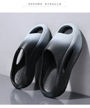 Shevalues Unisex Sports Sandals Non-slip Beach Slides Fashion Thick Bottom EVA Slides Soft Sole MenSlippers Summer Male Sandals