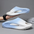 Shevalues Unisex Sports Sandals Non-slip Beach Slides Fashion Thick Bottom EVA Slides Soft Sole MenSlippers Summer Male Sandals